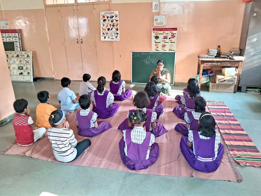 Morning Prayer at Adharashram